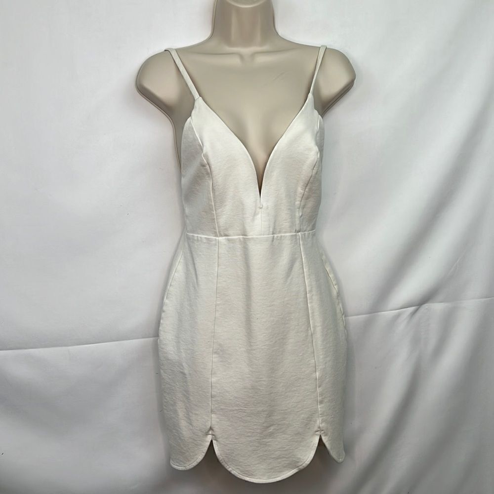 Solemio Cream Dress from Revolve size medium EUC